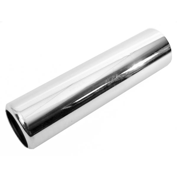 Walker Steel Pencil Style Round Straight Cut Slip On Chrome Exhaust Tip 35843