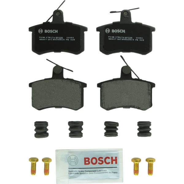 Bosch QuietCast™ Premium Organic Rear Disc Brake Pads BP228