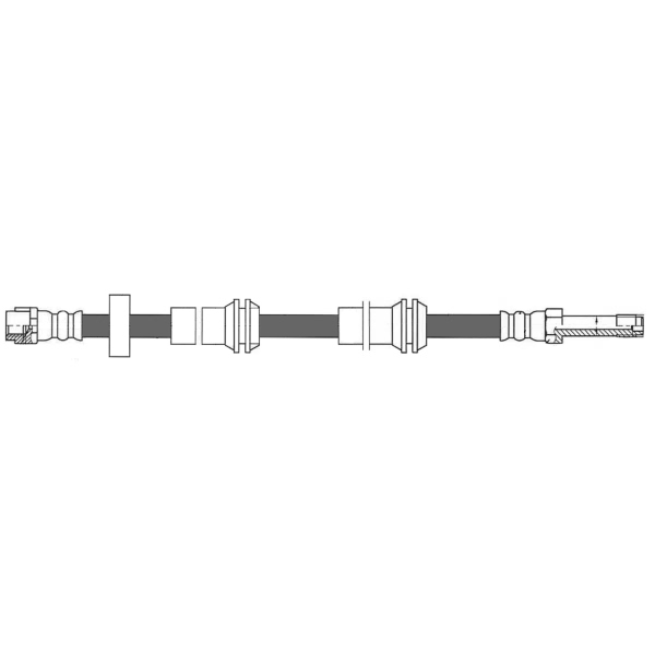 Centric Front Brake Hose 150.33066