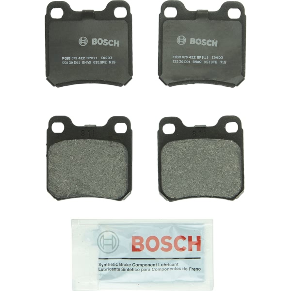 Bosch QuietCast™ Premium Organic Rear Disc Brake Pads BP811