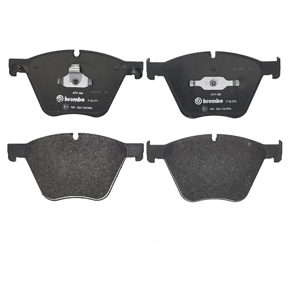 brembo Premium Low-Met OE Equivalent Front Brake Pads P06073