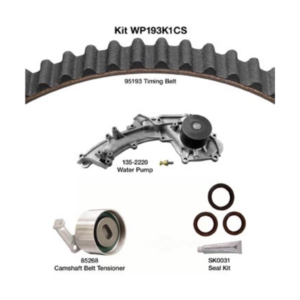 Dayco Timing Belt Kit With Water Pump WP193K1CS