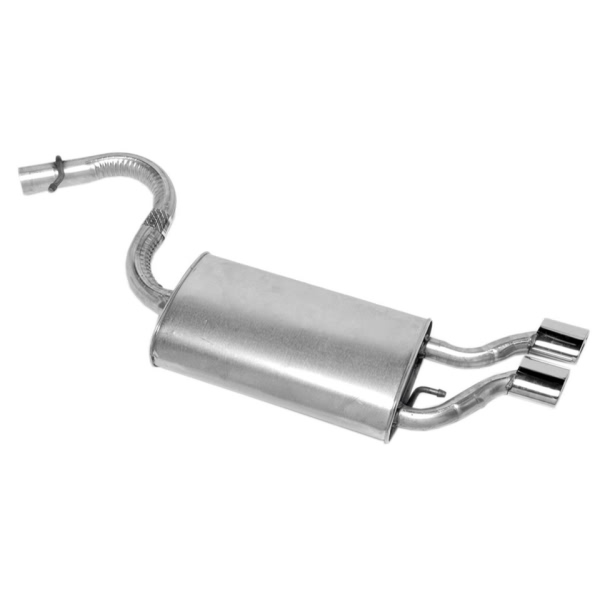 Walker Quiet Flow Stainless Steel Oval Aluminized Exhaust Muffler And Pipe Assembly 55198