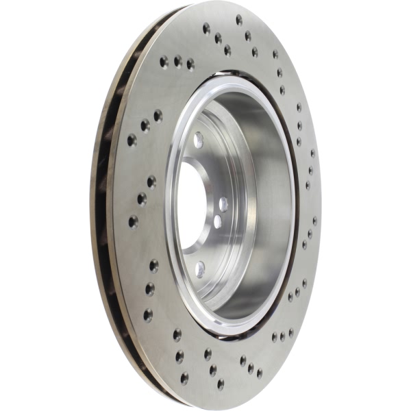 Centric SportStop Drilled 1-Piece Rear Driver Side Brake Rotor 128.34088