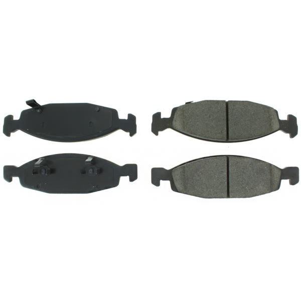 Centric Posi Quiet™ Semi-Metallic Front Disc Brake Pads 104.07900