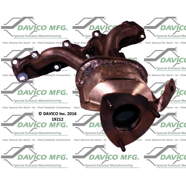 Davico Exhaust Manifold with Integrated Catalytic Converter 19212