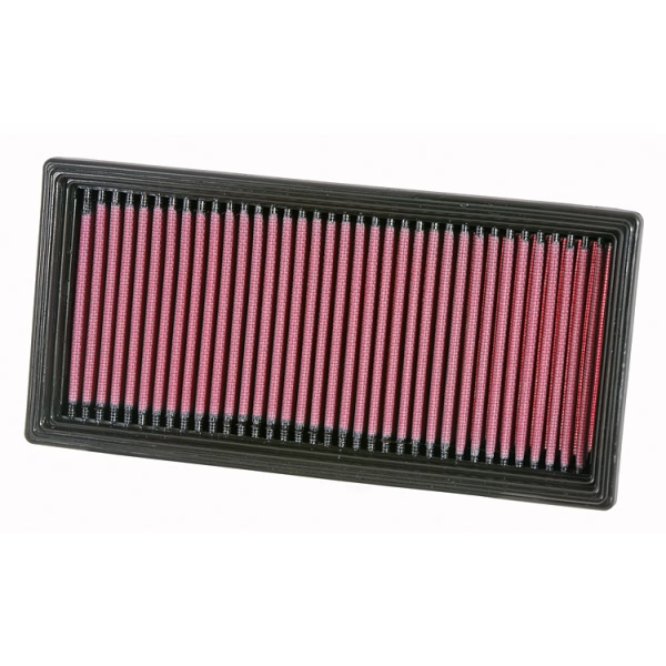 K&N 33 Series Panel Red Air Filter （10.688" L x 5.188" W x 1.313" H) 33-2087