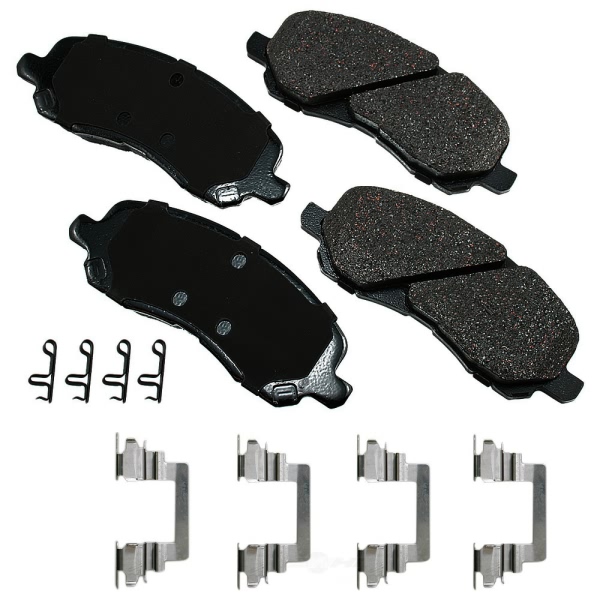 Akebono Pro-ACT™ Ultra-Premium Ceramic Front Disc Brake Pads ACT866A