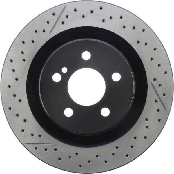 Centric SportStop Drilled and Slotted 1-Piece Rear Brake Rotor 127.35119