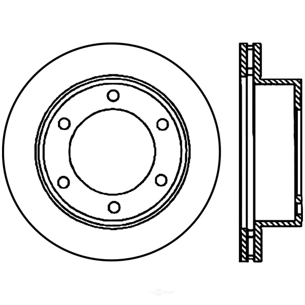 Centric Premium™ High Carbon Alloy Brake Rotor 125.65102