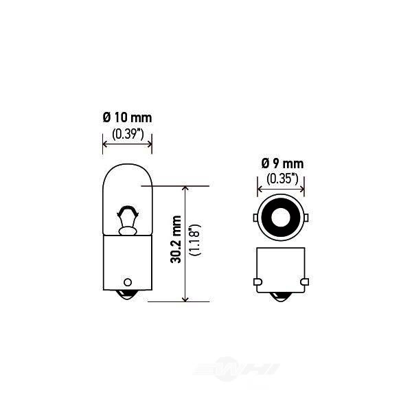 Hella 1816 Standard Series Incandescent Miniature Light Bulb 1816