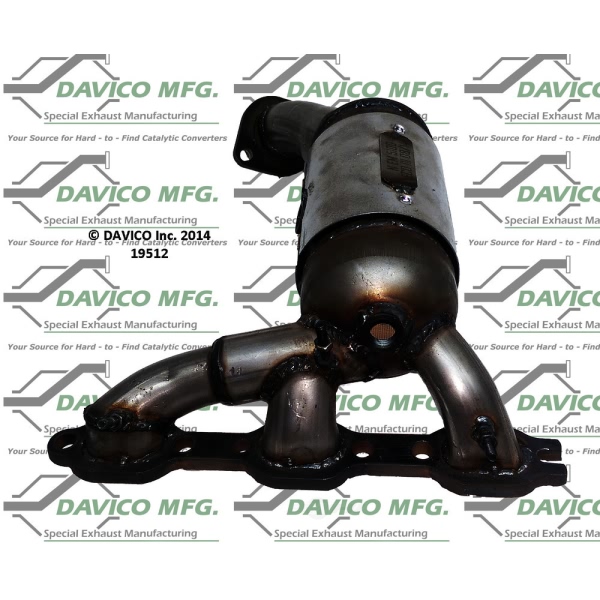 Davico Exhaust Manifold with Integrated Catalytic Converter 19512