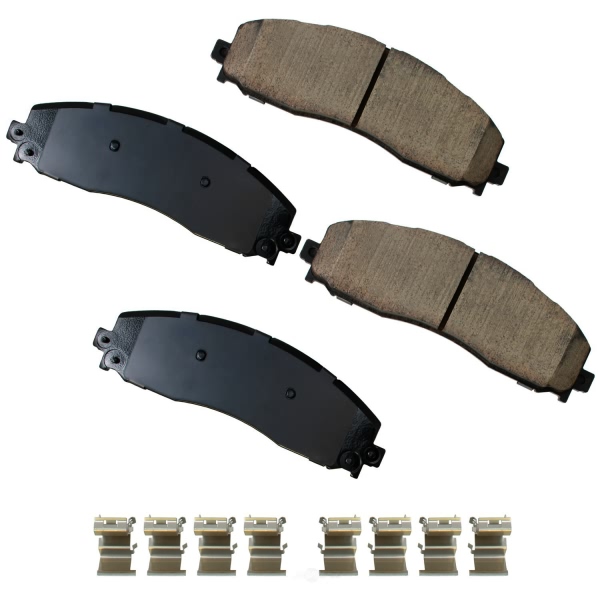 Akebono Performance™ Ultra-Premium Ceramic Rear Brake Pads ASP1691