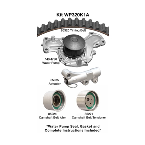 Dayco Timing Belt Kit With Water Pump WP320K1A