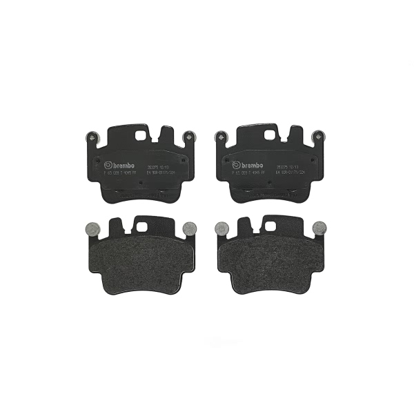 brembo Premium Low-Met OE Equivalent Rear Brake Pads P65009