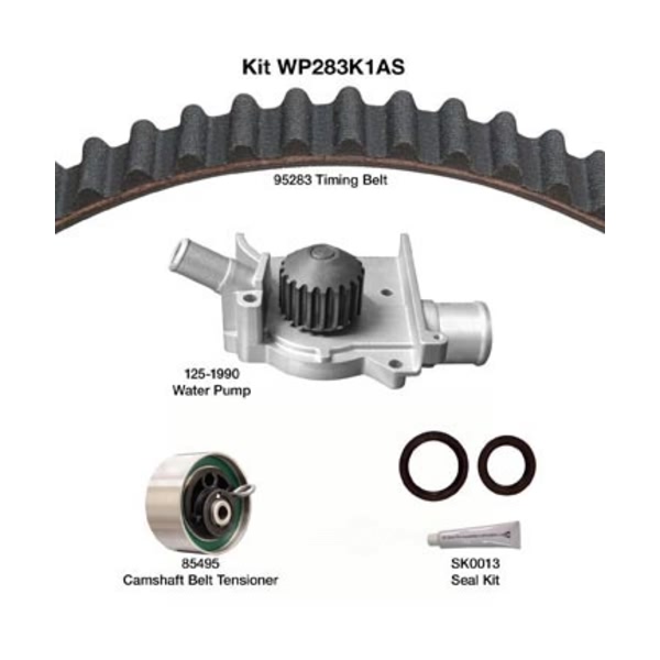 Dayco Timing Belt Kit With Water Pump WP283K1AS