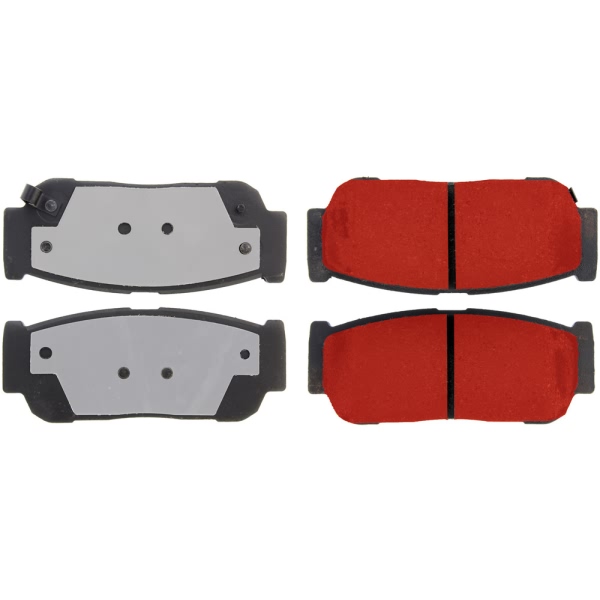 Centric Posi Quiet Pro™ Ceramic Rear Disc Brake Pads 500.09540