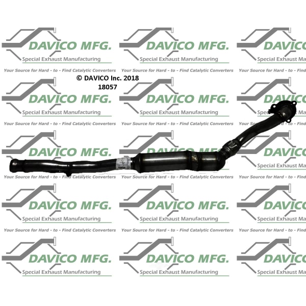 Davico Direct Fit Catalytic Converter and Pipe Assembly 18057
