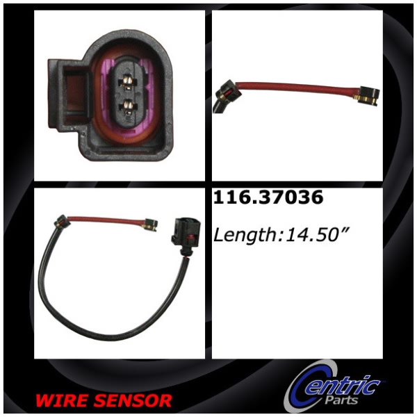 Centric Front Brake Pad Sensor 116.37036