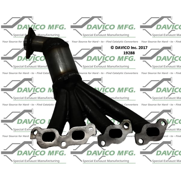 Davico Exhaust Manifold with Integrated Catalytic Converter 19288