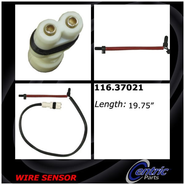 Centric Front Brake Pad Sensor 116.37021