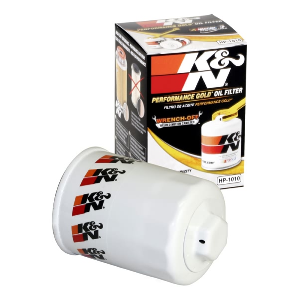 K&N Performance Gold™ Wrench-Off Oil Filter HP-1010