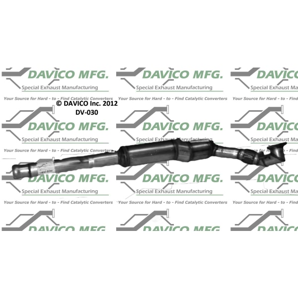 Davico Direct Fit Catalytic Converter and Pipe Assembly DV-030