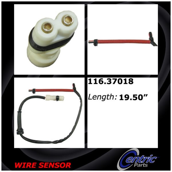 Centric Rear Brake Pad Sensor 116.37018