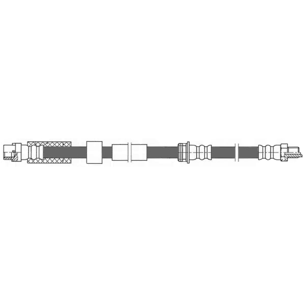 Centric Brake Hose 150.35028