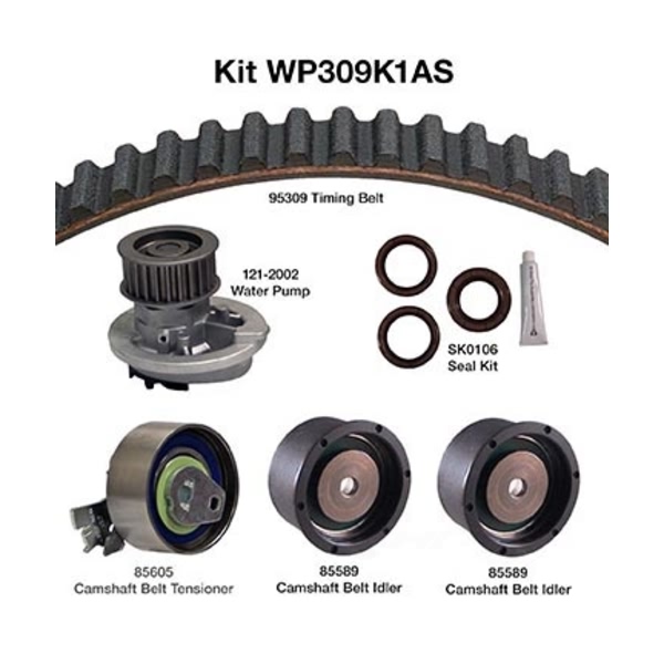 Dayco Timing Belt Kit With Water Pump WP309K1AS