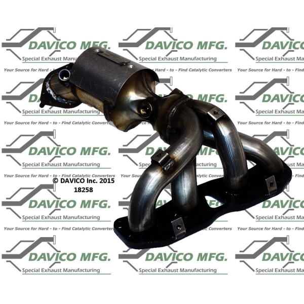 Davico Exhaust Manifold with Integrated Catalytic Converter 18258