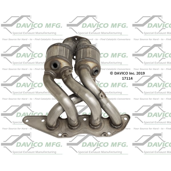 Davico Exhaust Manifold with Integrated Catalytic Converter 17114