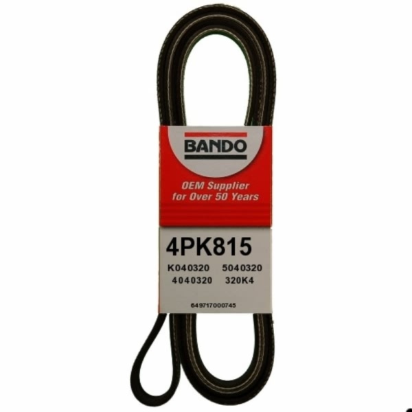 BANDO Rib Ace™ V-Ribbed Serpentine Belt 4PK815