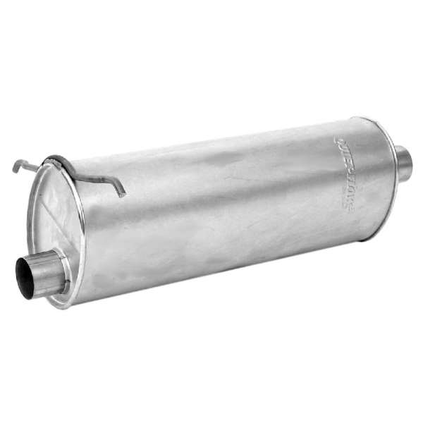 Walker Quiet Flow Stainless Steel Oval Aluminized Exhaust Muffler And Pipe Assembly 40246