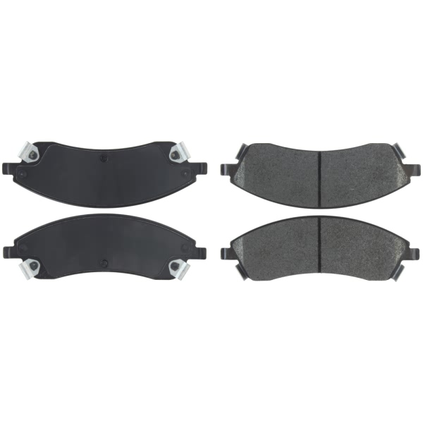 Centric Posi Quiet™ Extended Wear Semi-Metallic Front Disc Brake Pads 106.10190
