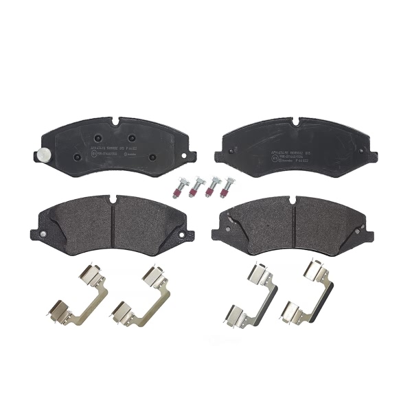 brembo Premium Low-Met OE Equivalent Front Brake Pads P44022