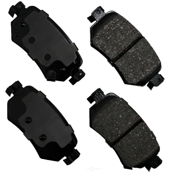 Akebono Pro-ACT™ Ultra-Premium Ceramic Rear Disc Brake Pads ACT1874