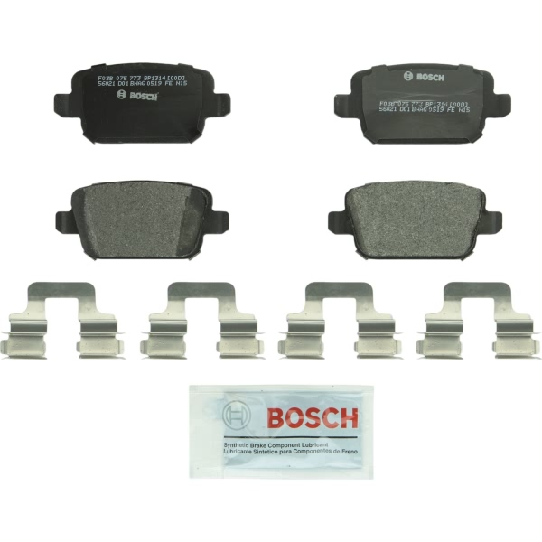 Bosch QuietCast™ Premium Organic Rear Disc Brake Pads BP1314