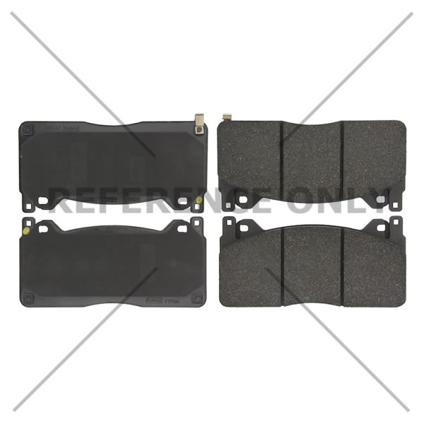 Centric Posi Quiet™ Semi-Metallic Front Disc Brake Pads 104.18530