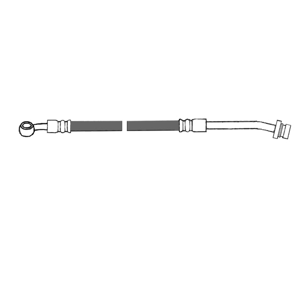 Centric Rear Passenger Side Brake Hose 150.51329