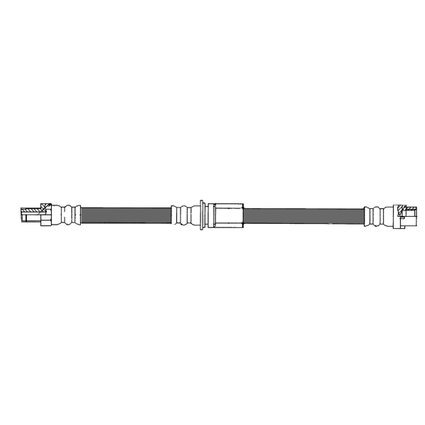 Centric Rear Lower Brake Hose 150.34321