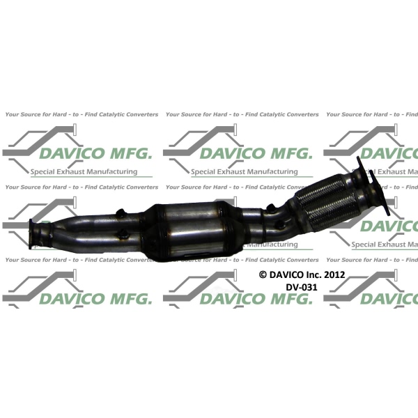 Davico Direct Fit Catalytic Converter and Pipe Assembly DV-031