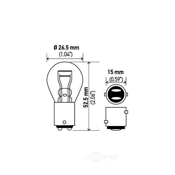 Hella 7225 Standard Series Incandescent Miniature Light Bulb 7225