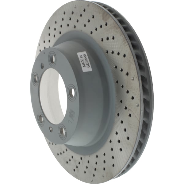 Centric SportStop Drilled 1-Piece Rear Driver Side Brake Rotor 128.37092