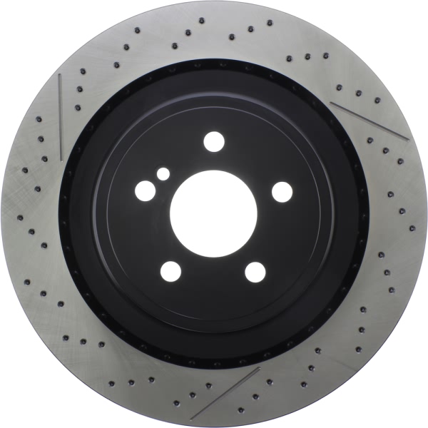 Centric SportStop Drilled and Slotted 1-Piece Rear Brake Rotor 127.35121
