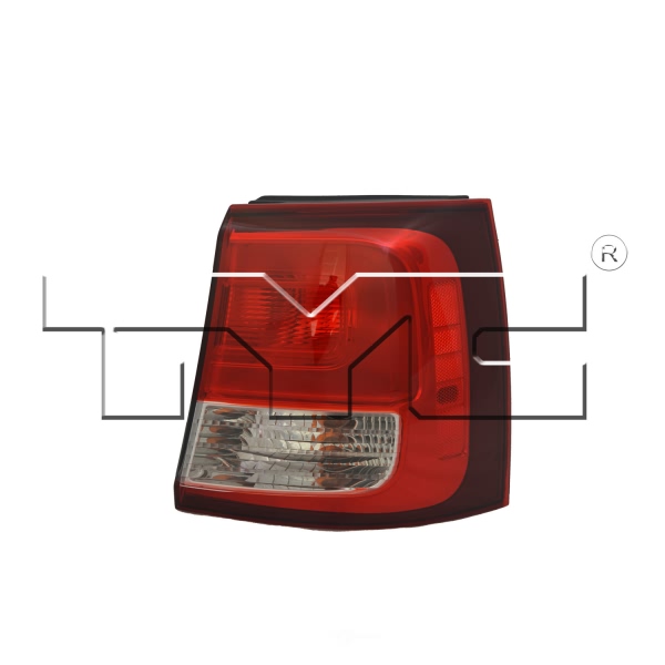 TYC Passenger Side Outer Replacement Tail Light 11-6613-00