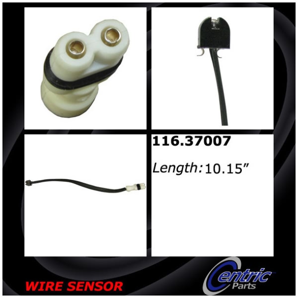 Centric Rear Brake Pad Sensor 116.37007