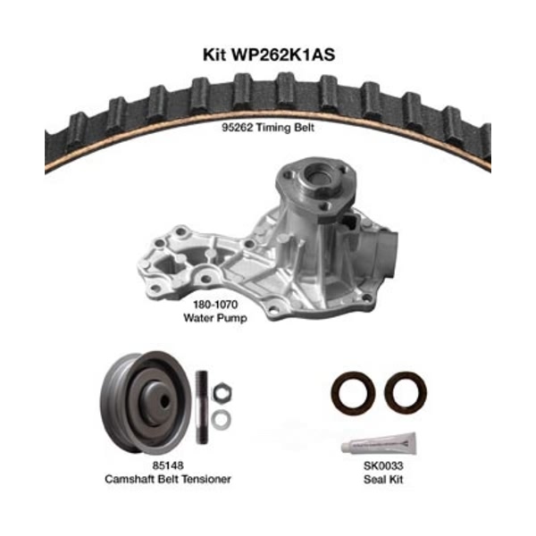 Dayco Timing Belt Kit With Water Pump WP262K1AS