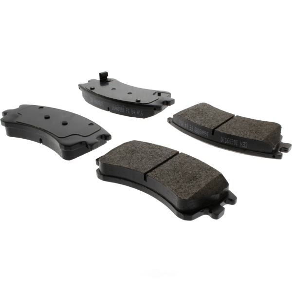 Centric Posi Quiet™ Extended Wear Semi-Metallic Front Disc Brake Pads 106.09570