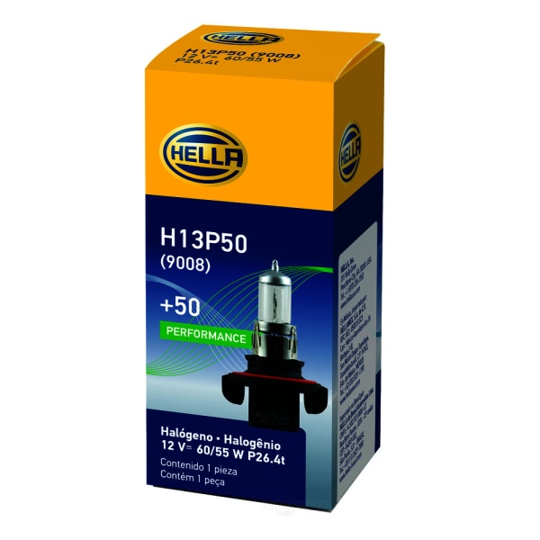 Hella H13P50 Performance Series Halogen Light Bulb H13P50